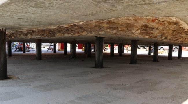 Tarihi Artuklu Hamamı yerine indiriliyor…