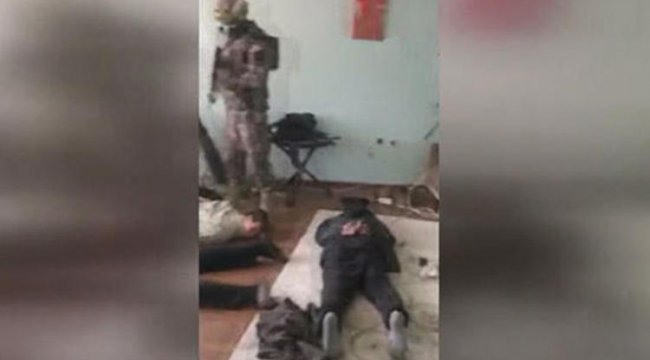 Üzerinde el bombası taşıyormuş
