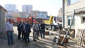 BAŞKAN ALTINOK ÖZ İLÇEDE DEVAM EDEN ÇALIŞMALARI YERİNDE İNCELEDİ!