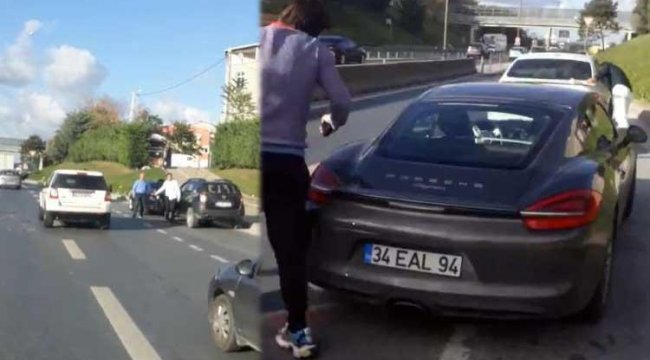 TEM'de milyonluk kaza! Araçlar birbirine girdi
