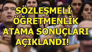 Ücretli Öğretmenlerin sözleşmeli öğretmenlik atama sonuçları açıklandı!