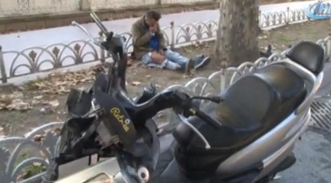 Yaralı halde uyudu! Dünya umurunda olmadı