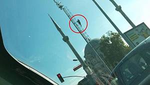 Dolmabahçe'de intihar girişimi !