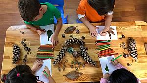 KARTALLI MİNİKLER DOĞANIN ZENGİNLİĞİNİ SANATLARINA YANSITTI!