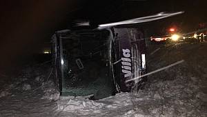 3 İlde Yolcu Otobüsleri Kaza Yaptı: 3 Ölü, 72 Yaralı