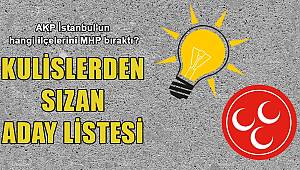  İşte kulislerden sızan aday listesi!