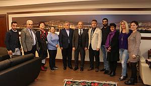 SAĞLIKLI YAŞAM KÜLTÜR VE SANAT DERNEĞİ’NDEN BAŞKAN ALTINOK ÖZ’E ZİYARET