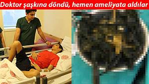 Şaşkına döndüler: 'İlk defa böyle bir hasta ile karşılaşıyorum' 