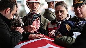 Şehit üsteğmen son yolculuğuna uğurlandı 