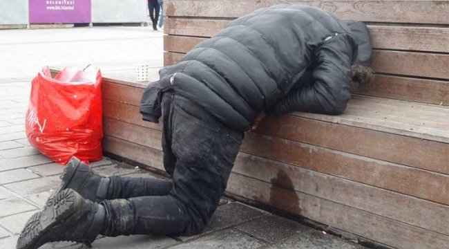 Taksim Meydanı'nda kahreden görüntü!