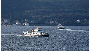 Yeni yılın ilk gününde, deniz ulaşımına 'poyraz' engeli!