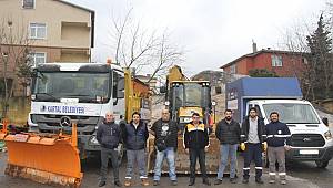 KARTAL BELEDİYESİ KAR YAĞIŞINA HAZIR!