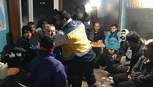 Yanan kuru yük gemisindeki 15 kişi böyle kurtarıldı