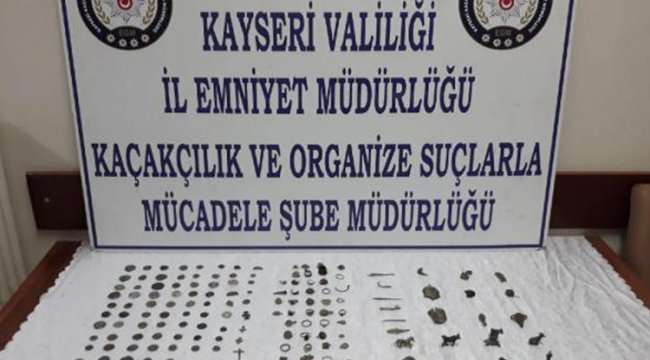 Asansör firmasında tarihi eser operasyonu