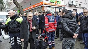 Çevre ve Şehircilik Başkanı ve İBB Başkanı Kazaya Tanık Oldu