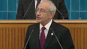 CHP lideri Kemal Kılıçdaroğlu partisinin grup toplantısında konuşuyor.