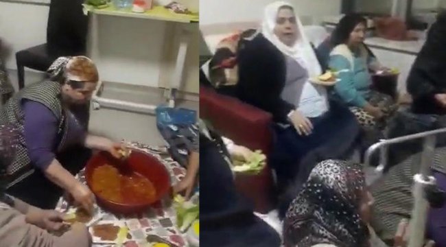 Hastane odasında şaşırtan görüntü