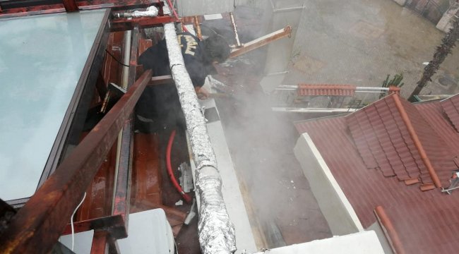 Marmaris’te korkutan yangın
