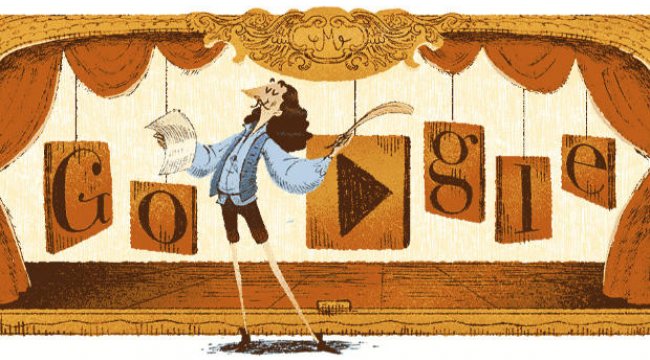 Moliere Google'a Doodle oldu