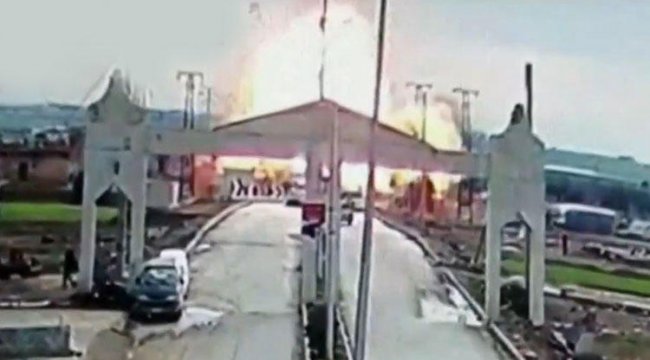 Son dakika: Çobanbeyli sınır kapısının Suriye tarafında patlama