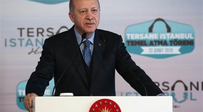 Son dakika: Cumhurbaşkanı Erdoğan, Tersane İstanbul'un temel atma töreninde konuşuyor