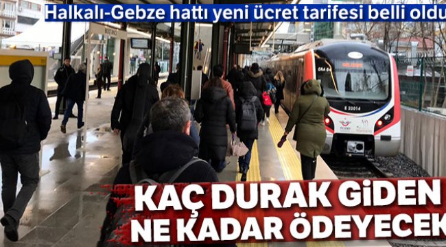 Halkalı-Gebze-Marmaray Durakları! Halkalı-Gebze Tren Ücreti Ne Kadar
