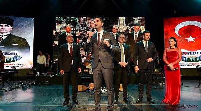 ERZİNCANLILAR ŞÖLENİ’NDE BAŞKAN GÖKHAN YÜKSEL’E YOĞUN İLGİ