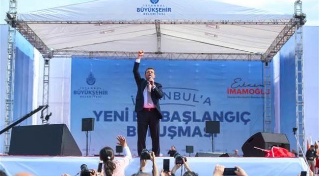 İmamoğlu Maltepe'deki mitingde konuştu
