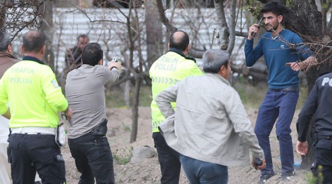 Kayseri’de dehşet anları! Polis köşeye sıkıştırınca...