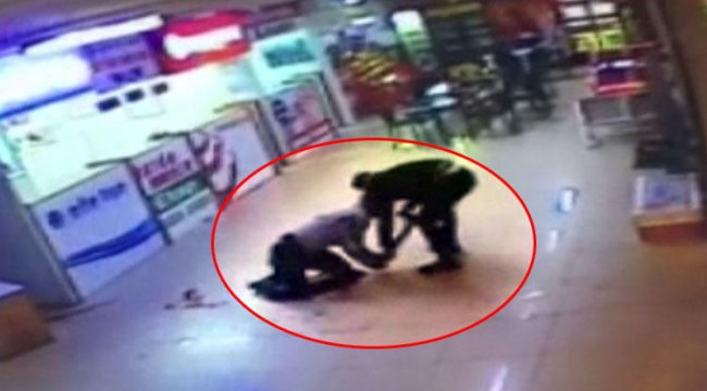Kız arkadaşına mesaj attı diye dehşet saçtı!