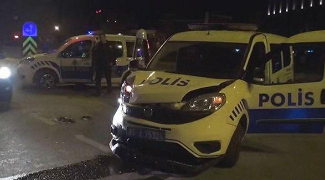 Polis, şüpheli aracı lastiklerine ateş açarak durdurdu