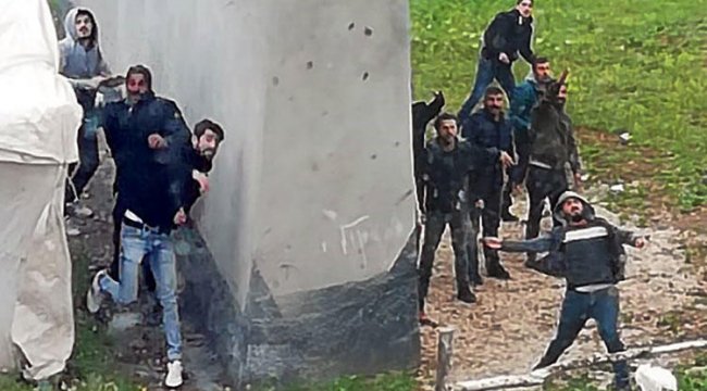 Sayaçların dışarı alınmasına izin vermeyip böyle saldırdılar
