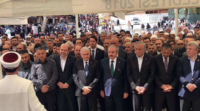 TBMM Başkanı Şentop'un teyzesi son yolculuğuna uğurlandı