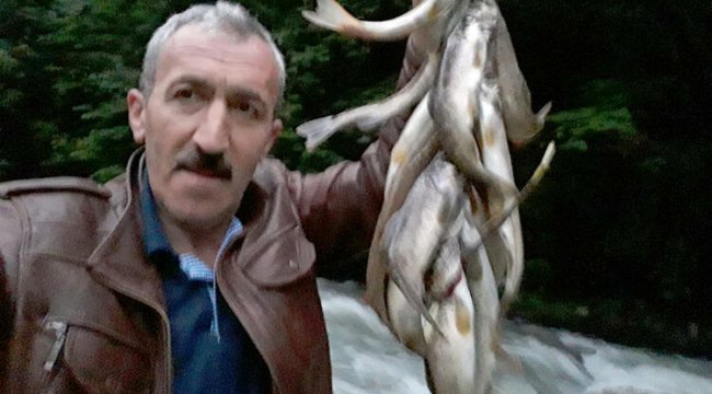 Derede balık avlarken feci şekilde can verdi