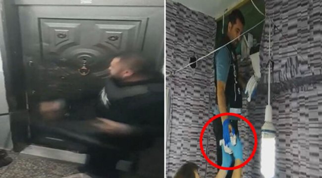 Duvara zulalanmış halde ele geçirildi!