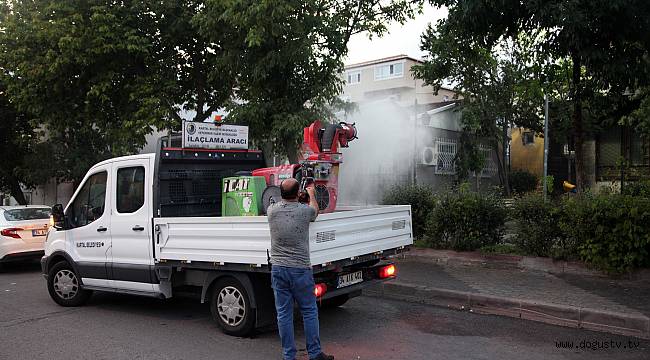 KARTAL BELEDİYESİ İLAÇLAMA ÇALIŞMALARINA DEVAM EDİYOR