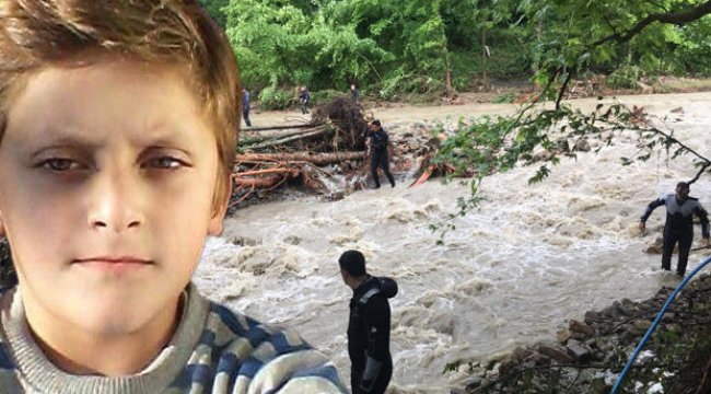 Selde kaybolan çocuğu arama çalışmaları yeniden başladı