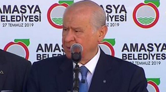 MHP lideri Bahçeli'den güvenli bölge açıklaması