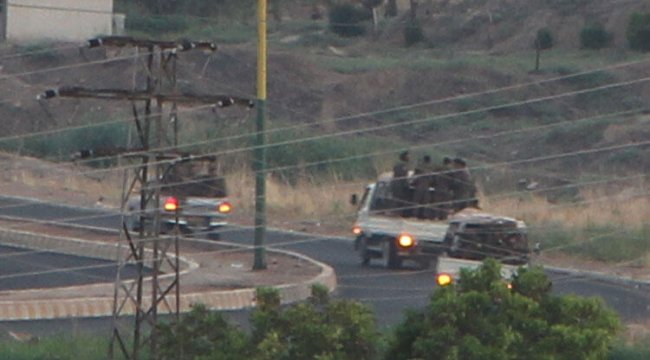 Bugün Mardin'den görüntülendi! 3 kamyonette 50 terörist...