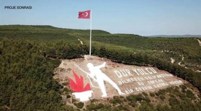 Çanakkale'nin simgesi 'Dur Yolcu' anıtı yenilendi