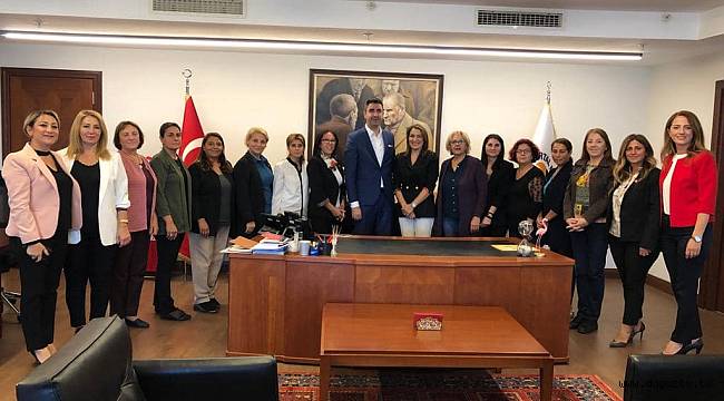 CHP Kadın Kollarından Başkan Gökhan Yüksel'e ziyaret