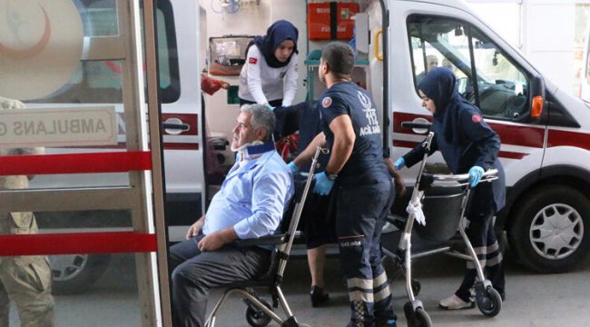 Düğün konvoyunda kaza: 5 yaralı