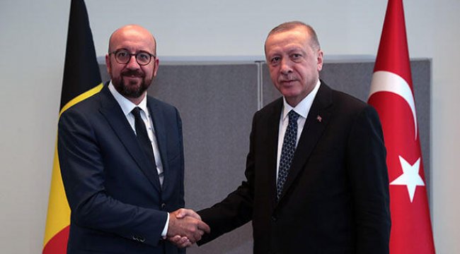 Erdoğan Belçika Başbakanı Michel'i kabul etti