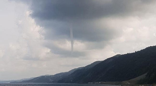 Hortum paniği! 10 dakika sürdü
