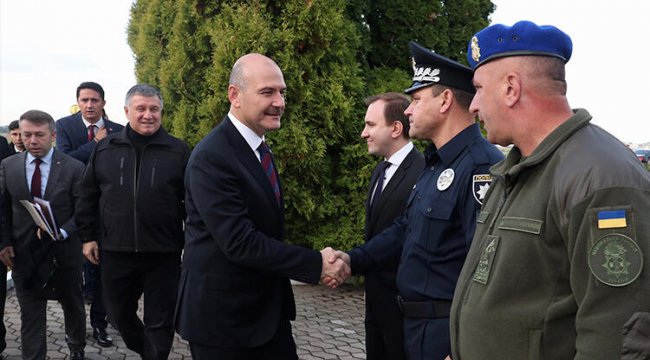 İçişleri Bakanı Soylu Ukrayna'da