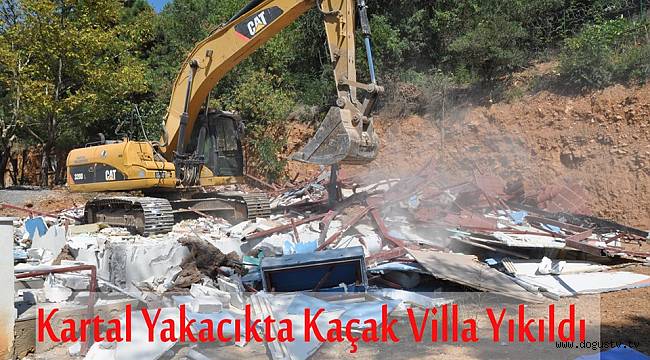 Kartal'da ki Kaçak Villa AK Partili Meclis Üyesi'nin Çıktı