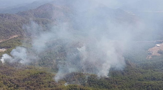 Muğla’daki orman yangını kısmen kontrol altına alındı