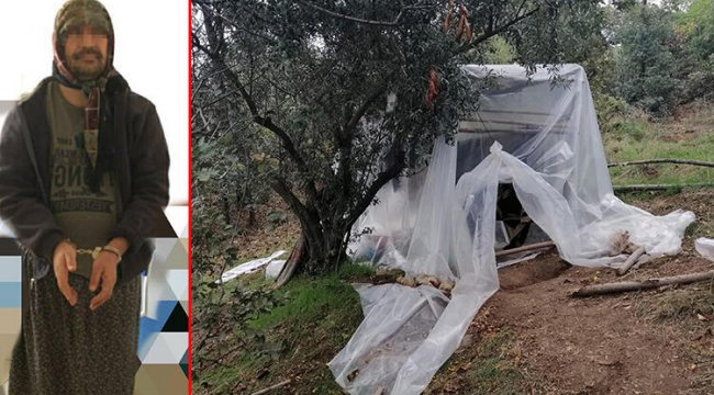 5 yıldır aranan şüpheli, ormanda kadın kıyafetiyle yakalandı