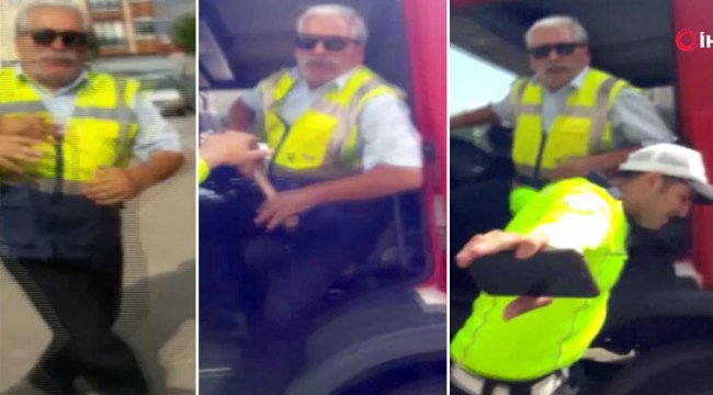 Çekici şoförüyle akılalmaz kavga! ‘Yedieminde şu anda bana saldırıyorlar!’