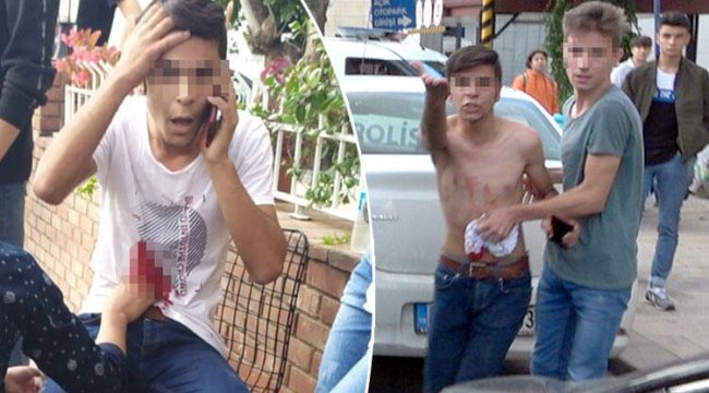 Denizli’de dehşet anları! Bıçaklanan şahıs herkesi şaşkına çevirdi…